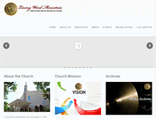 Tablet Screenshot of livingwordmadurai.org